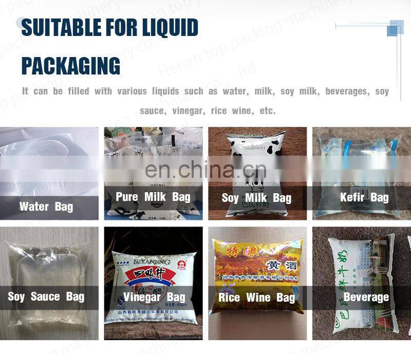Multi-functional plastic bag beverage sherbet water filling packaging machine