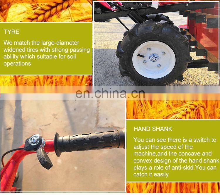 New model 4 wheel wheat and rice reaper binder price