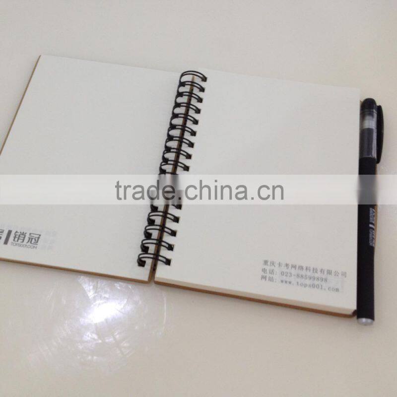 Cheap kraft notebook with pen NSXQ-NP0004