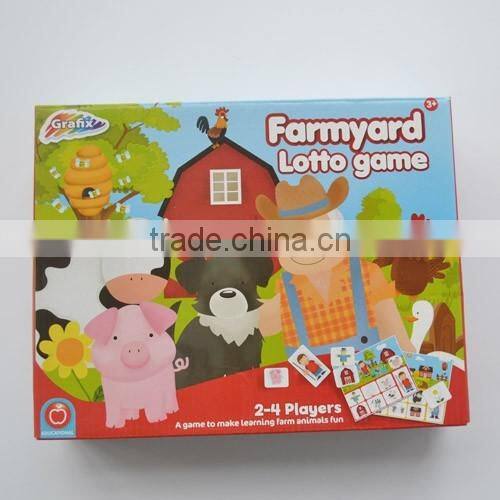 Cute cardboard frame puzzle factory wholesale 3d puzzle card and kids puzzle mat