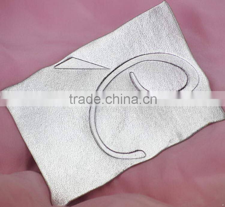 Low price super quality china jeans leather patches