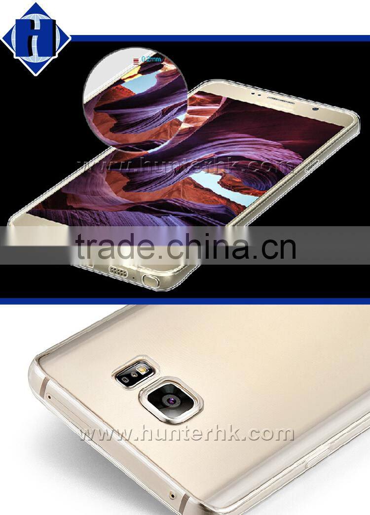 0.8mm Thin Full Clear Gel Case For Samsung Note5