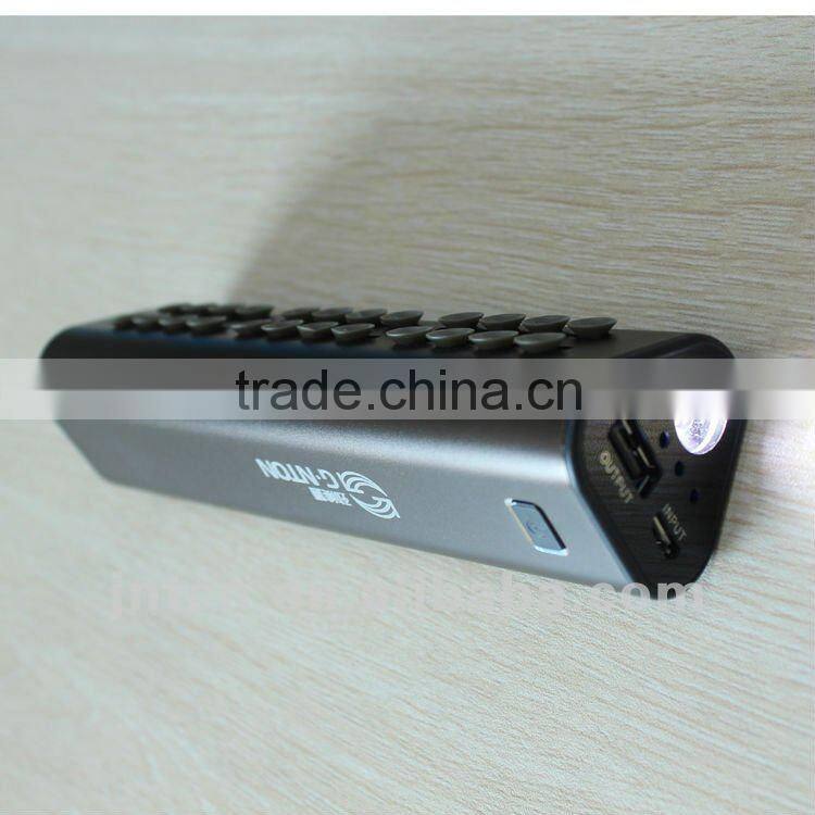 Newest!12000/13200/15600/16800mAh Unique high capacity rechargeable travel power bank charger MP014 upgrades