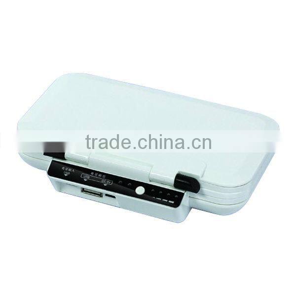 6000mah Foldable solar power bank solar panel with quick charging