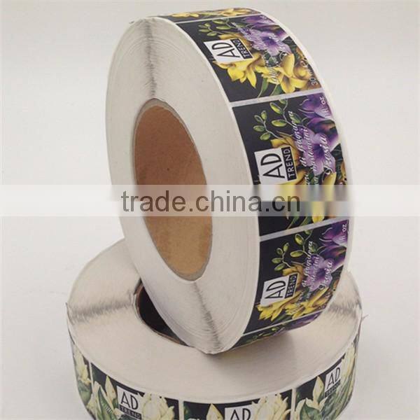 cheap customise shape color printing paper label