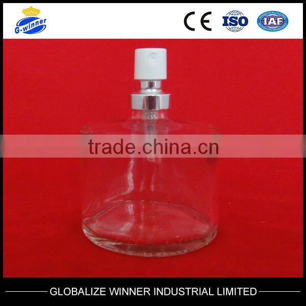 100ml clear glass bottle for perfume