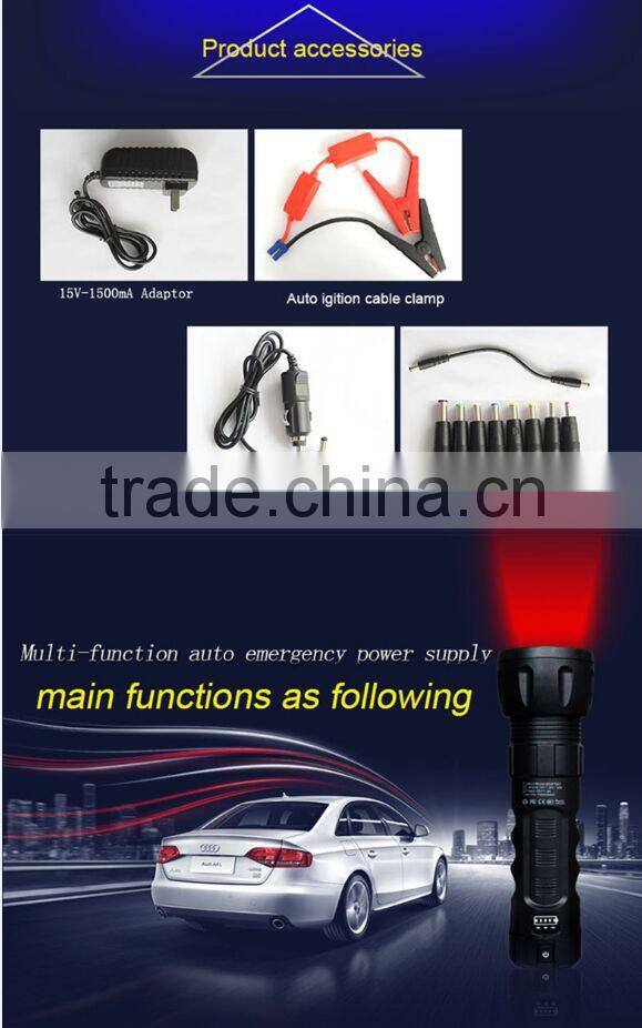 Portable 10000amh multi function jump starter,power bank car jump starter ,auto car jump starter