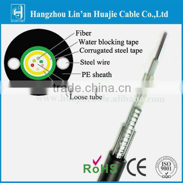 GYTA53 6 core fiber optic cable