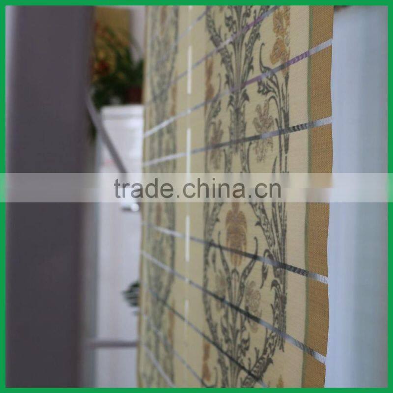 polyester fabric fan shaped roman style roller shades blinds from factory indoor blinds