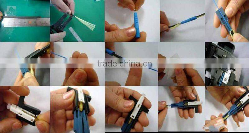 FTTH Hot melt plastic fiber optic connector