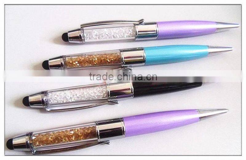 Top Selling Crystal Pen Shape USB Flash Drive (USB-PEN15)