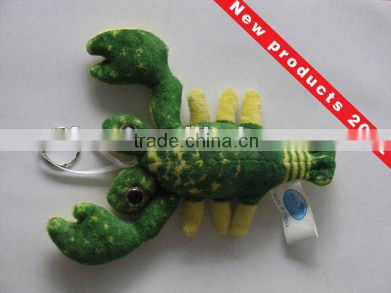 cute stuffed lobster plush keychain promotion gifts PD040