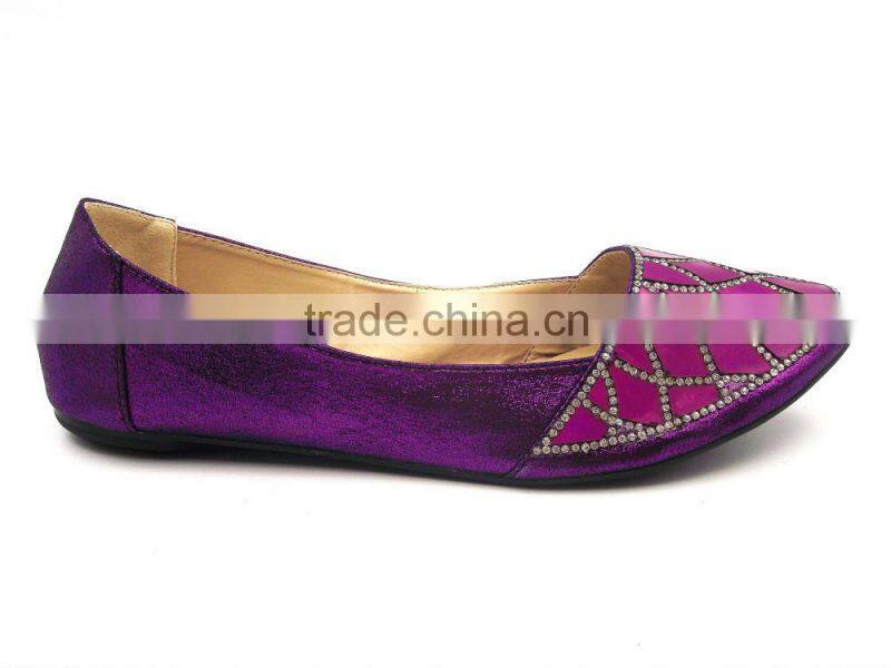 2016 latest Shining Diamond women flat shoes in stock