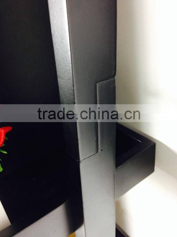 bedroom space saving furniture MDF wooden KD corner book shelf