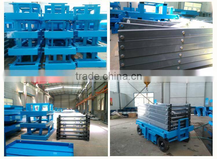 Hot sale electric scissor lifting platform price/hydraulic scissor lift platform