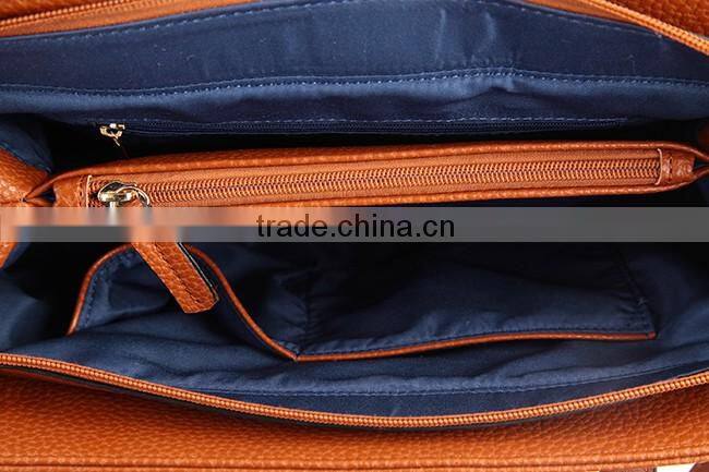 5077 fashion ladies synthetic leather hand bags PU bueno handbags