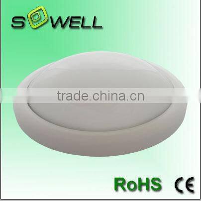 6W Die-casting Aluminium and PC Cover IP65 CE/RoHS/SASO Grey ellipse LED moisture-proof lamps