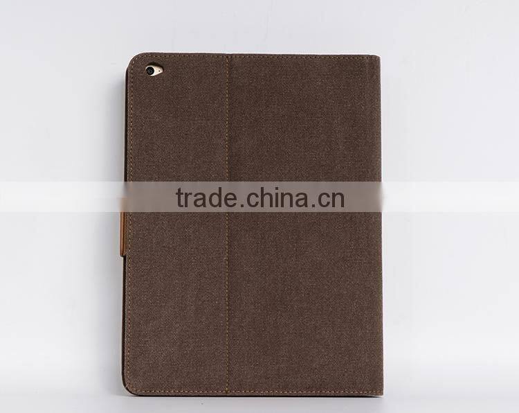 Hot smart leather shockproof pouch case for ipad tablet
