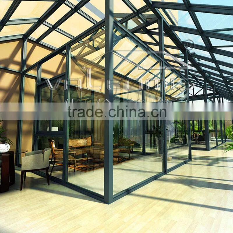 2016 novel design & high quality glass house