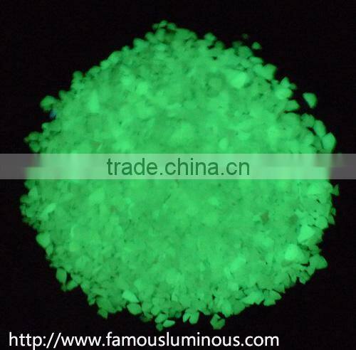 glow in the dark colored glass stone