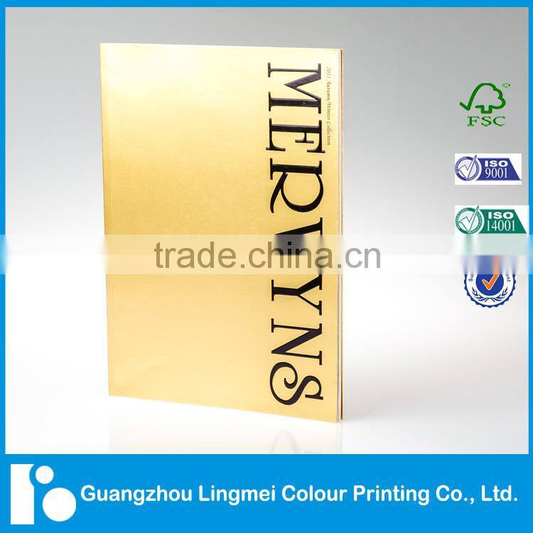 Professional Full Color Print Customized A4 Fashion Dress Catalog