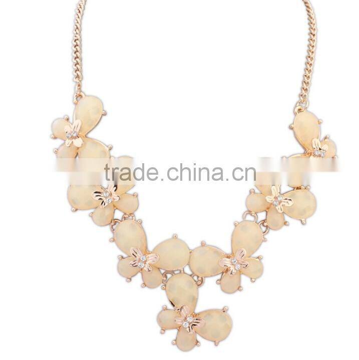 >>>2016 New Spring wholesale elegant butterfly shape acrylic necklace/