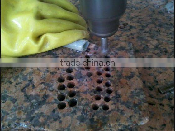 Thin wall diamond drill bit for glass drilling round shank