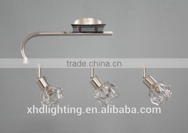 Zhongshan XHD 3 heads European iron ceiling lamp modern Ceiling lamp with light source