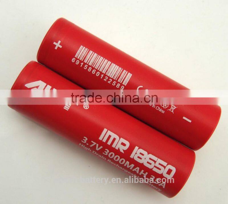 Hot selling AWT 18650 3000mah 35A 3.7v Subox mini kit vape mod box mod griffin rta philippines awt 18650