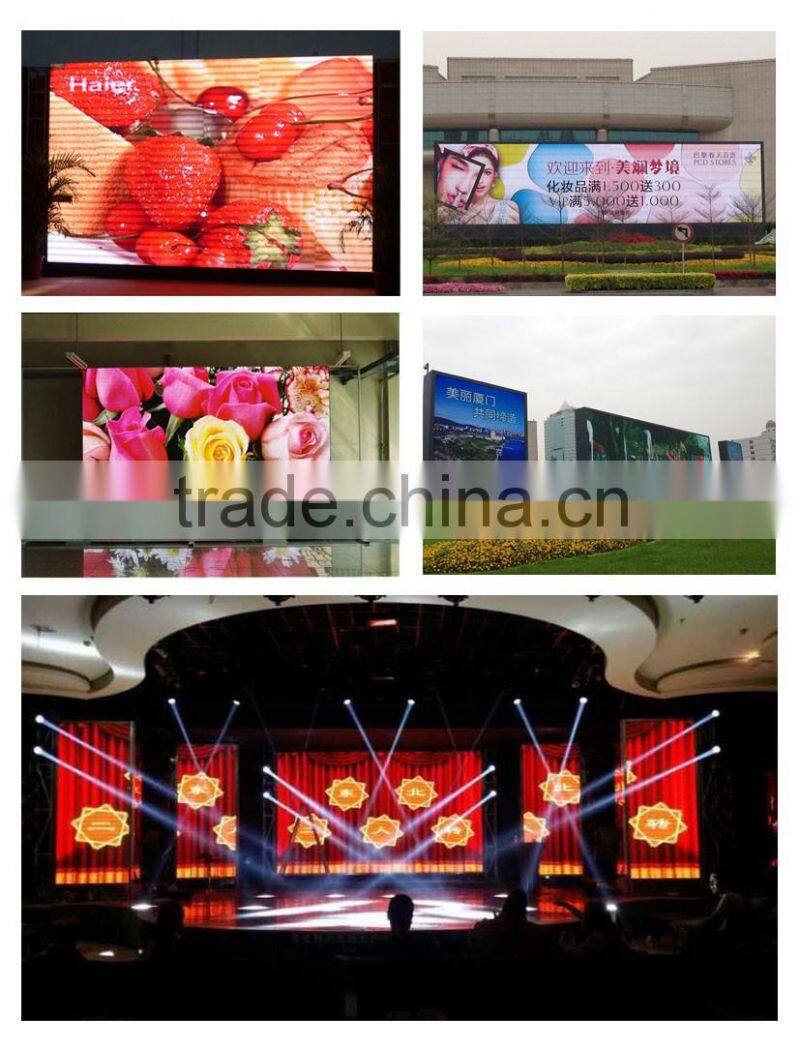 chinese videos hd full color led display p10