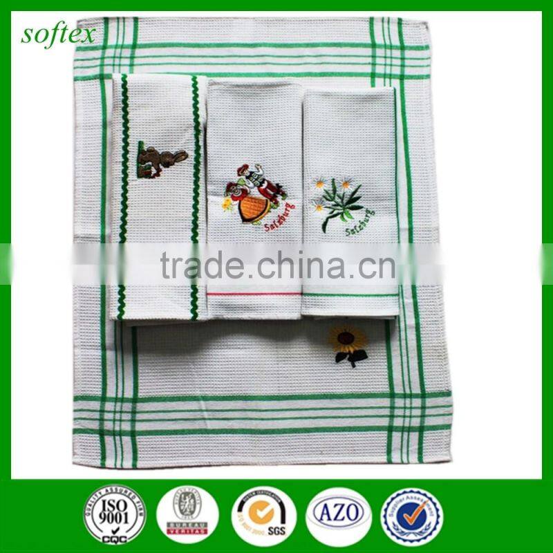 kitchen waffle tea towel embroidery patterns