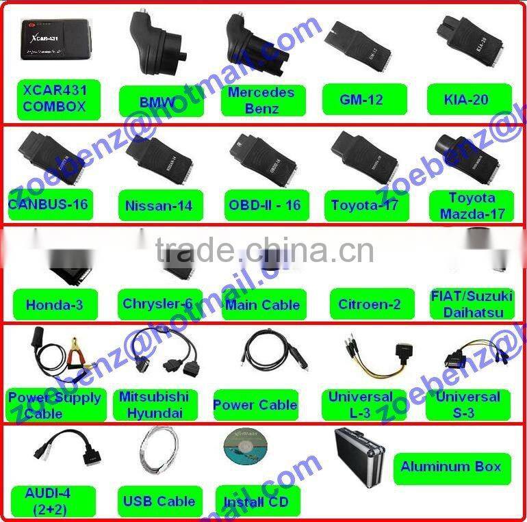 XCAR 431 X-car 431 x car 431 XCar 431 Universal Diagnostic Auto Scanner