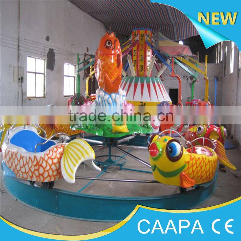Hot Sale Amusement Rides,Rotating Fish Ride Carps Jumping Over The Dragon door For Kids