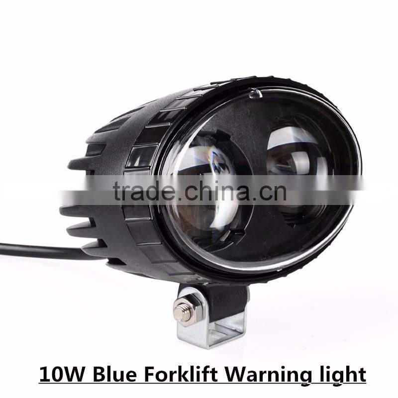 Forklift 10W cre-e Blue LED Safety Light 12V 24V Spot forklift truck Light use on forklifts, lift trucks, industrial equipment