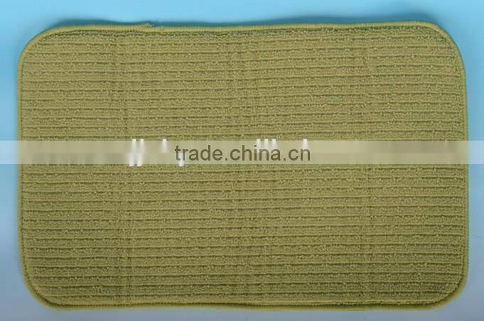 eco-friendly small checker Dish drying mat