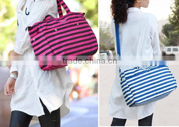 Best quality striped baby travel bag