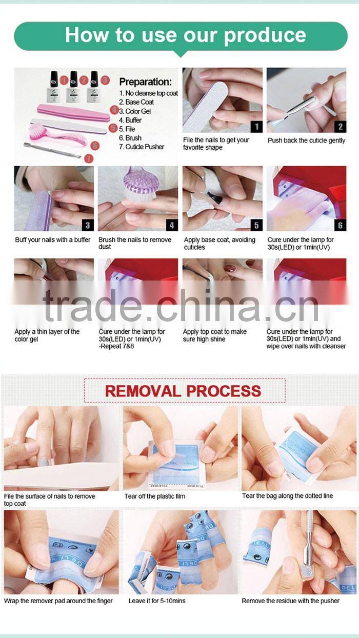 Top Manufacturer Nail Art Soak Off Color Natural Organic Nail Polish