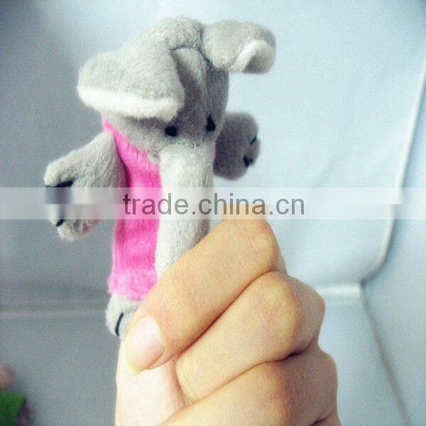 Animal Image Plush Finger Puppet