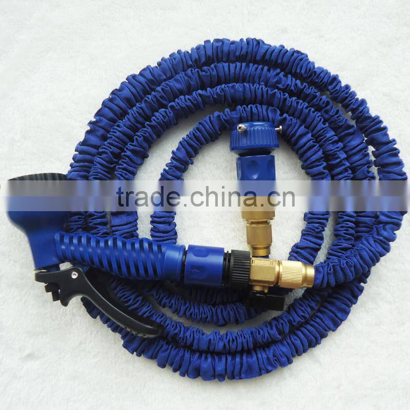 magic brass fitting garden water hose with free gun