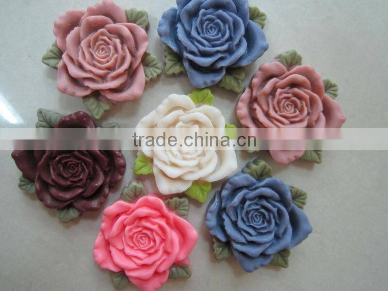 Kawaii flat back resins flower cabochons cameos, resin food crafts cabochons