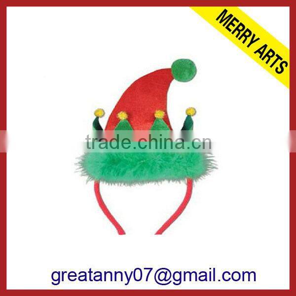 2015 new product Alibaba express hot sale new x'mas design christmas hat headband christmas cowboy hat wholesale