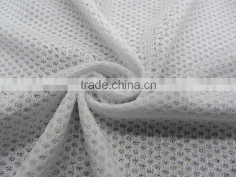 100% polyester mesh net jacquard fashion dress sportswear interlock fabric