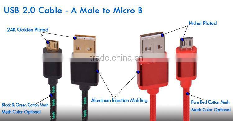 2015 christmas present souvenir quick charge 2.0 multi charger micro usb reversible cable