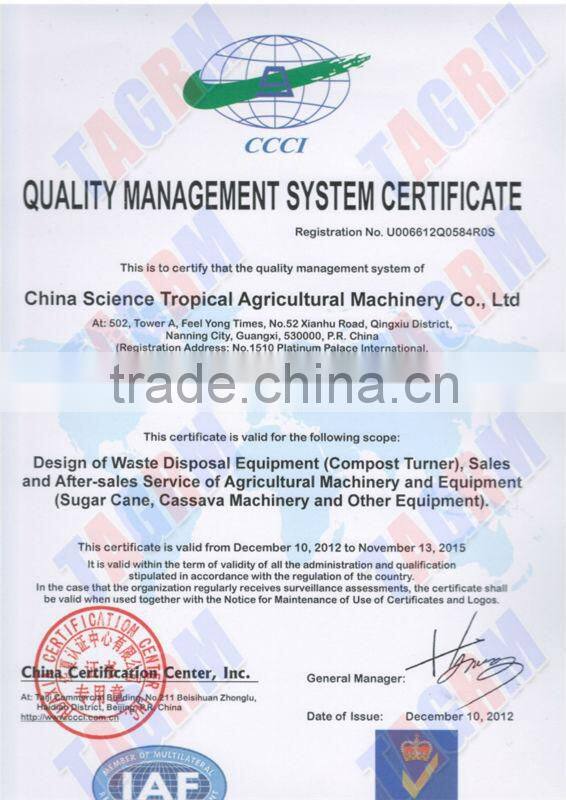 TAGRM Mini loader equipment SL5 sugar cane loader/cane lifter machine