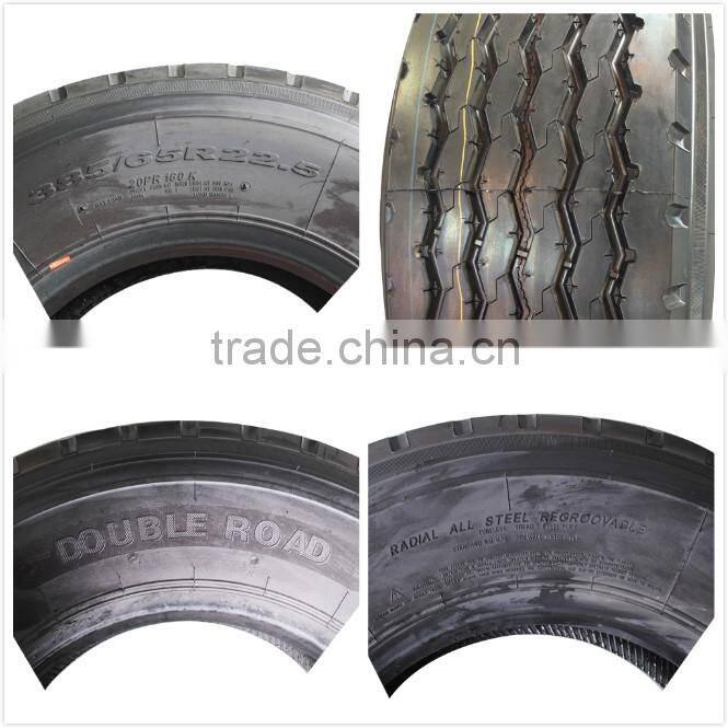 econimical budget 385/65R22.5 tire for afghanistan