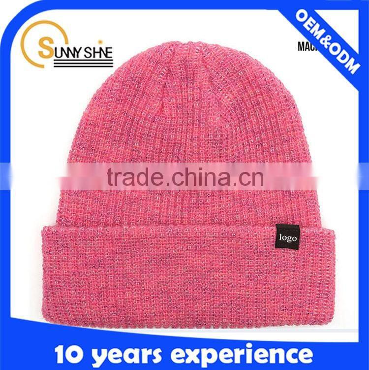 Sunny shine custom beanie hats and caps cheap winter caps wholesale