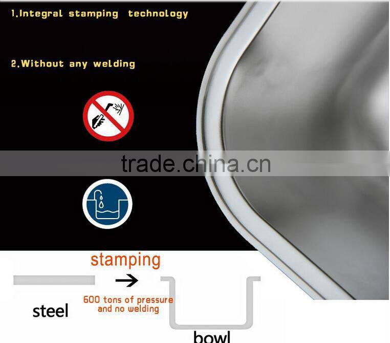 Industrial commercial SUS 304 stainless steel kitchen sink cabinet triple bowls laundry sink cabinet for hotel restaurant wash