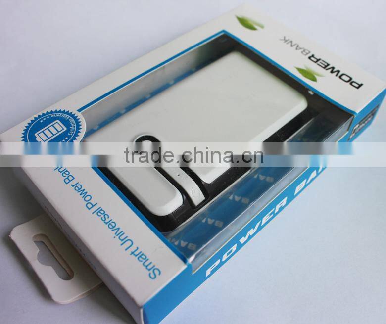 2015 innovative hot new product portable travel dual outports power bank 6000/6600/7800mah CE/FCC/Rohs battery