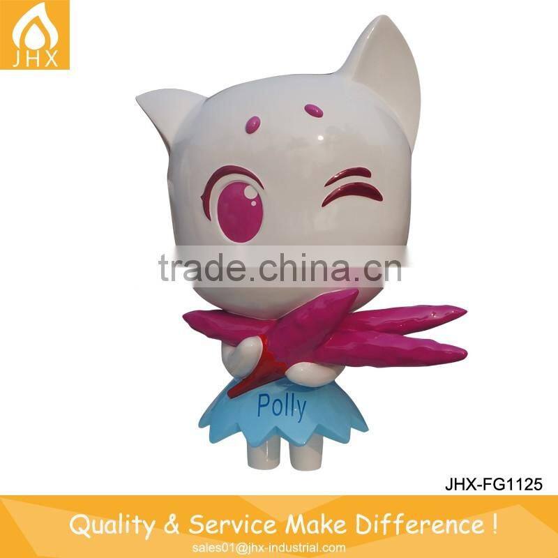 Polyresin/Resin Fiberglass Cartoon Sculpture/Statue