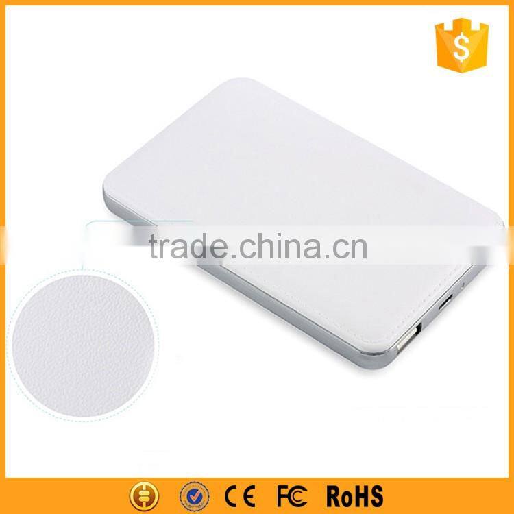 ABS Leather Card Style Slim Charger Power Bank 3000mAh for Samsung